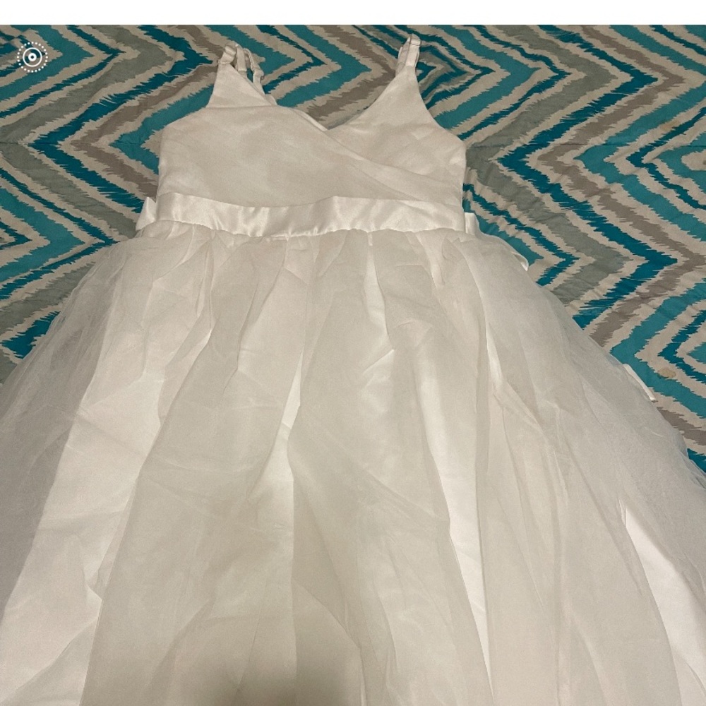 Wedding dresses and flower girl dresses